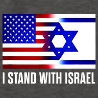 I Stand With Israel Us Israel Flag Support Israel Jerusalem Vector Backpack