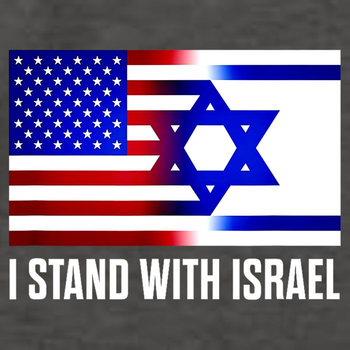 I Stand With Israel Us Israel Flag Support Israel Jerusalem Vector Backpack