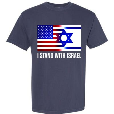 I Stand With Israel Us Israel Flag Support Israel Jerusalem Garment-Dyed Heavyweight T-Shirt