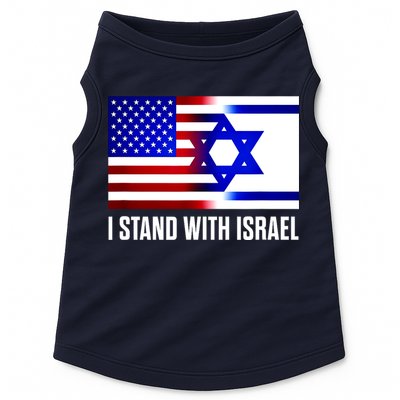 I Stand With Israel Us Israel Flag Support Israel Jerusalem Doggie Tank