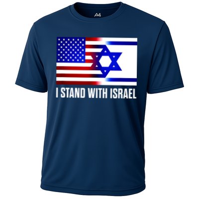 I Stand With Israel Us Israel Flag Support Israel Jerusalem Performance Shirt