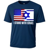 I Stand With Israel Us Israel Flag Support Israel Jerusalem Cooling Performance Crew T-Shirt