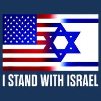 I Stand With Israel Us Israel Flag Support Israel Jerusalem 7-Panel Snapback Hat