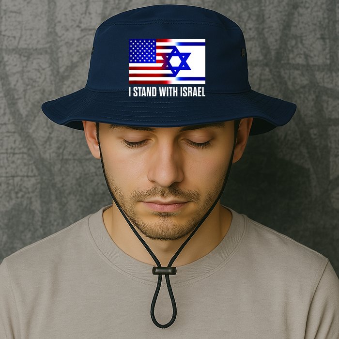 I Stand With Israel Us Israel Flag Support Israel Jerusalem Bucket Hat