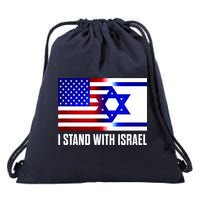 I Stand With Israel Us Israel Flag Support Israel Jerusalem Drawstring Bag