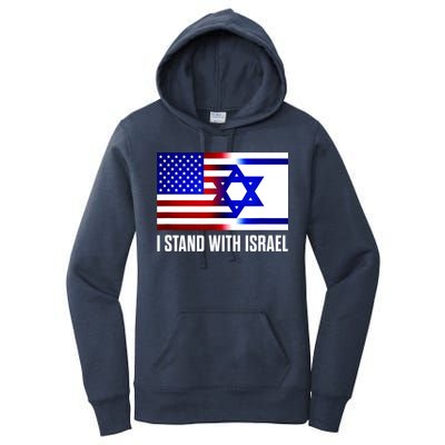 I Stand With Israel Us Israel Flag Support Israel Jerusalem Women's Pullover Hoodie