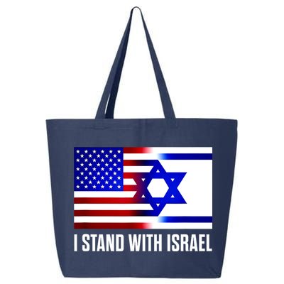 I Stand With Israel Us Israel Flag Support Israel Jerusalem 25L Jumbo Tote