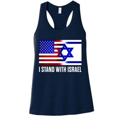 I Stand With Israel Us Israel Flag Support Israel Jerusalem Womens Tank Top