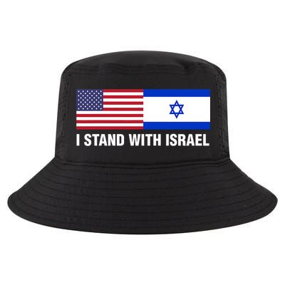 I Stand With Israel American Flag Israeli Flag Cool Comfort Performance Bucket Hat
