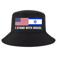 I Stand With Israel American Flag Israeli Flag Cool Comfort Performance Bucket Hat