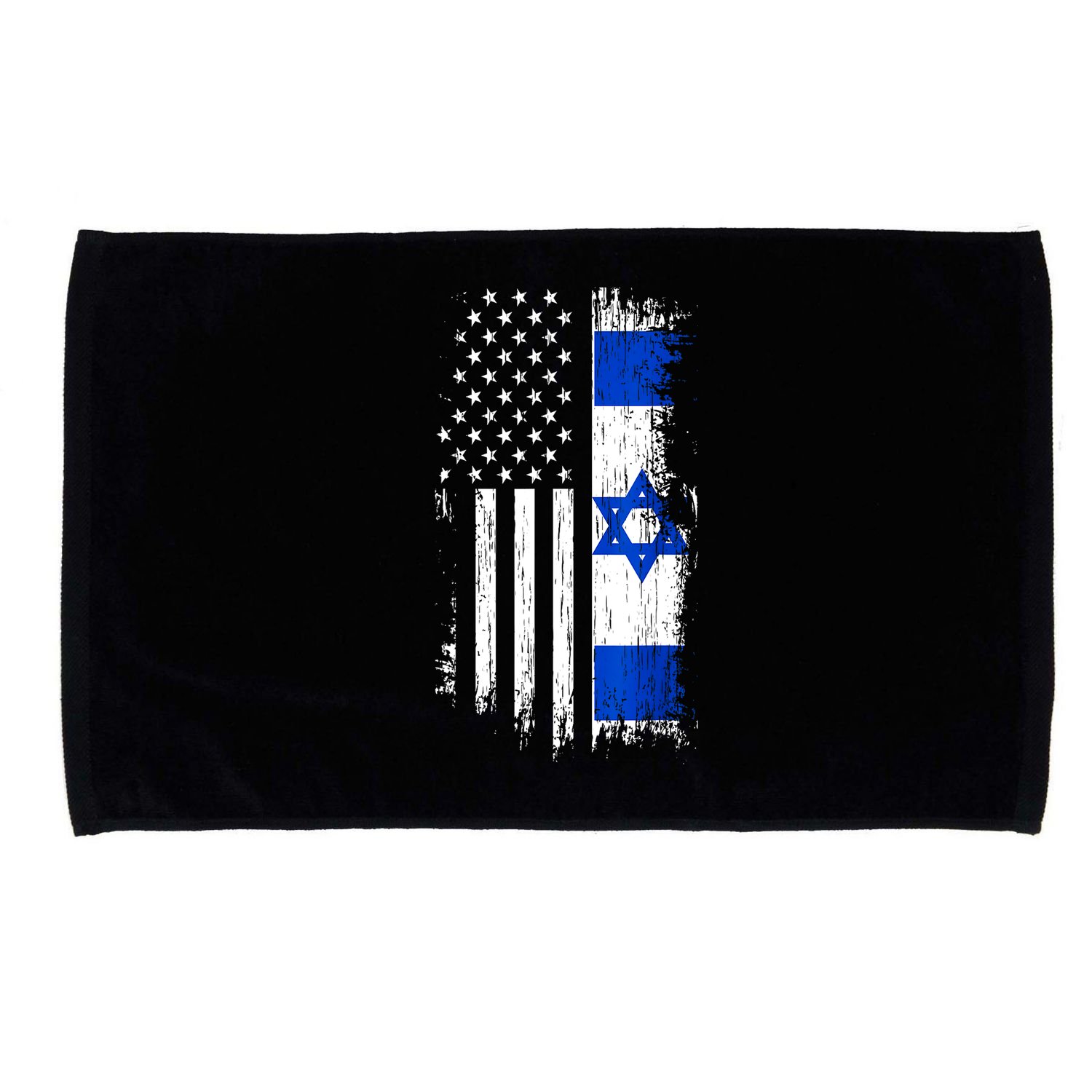 I Stand With Israel Usa Israel Flags Microfiber Hand Towel