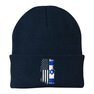 I Stand With Israel Usa Israel Flags Beanie