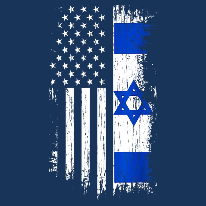 I Stand With Israel Usa Israel Flags Baby Bodysuit