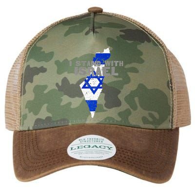 I Stand With Israel Map Flag Jerusalem Hebrew Jew Israelite Legacy Tie Dye Trucker Hat