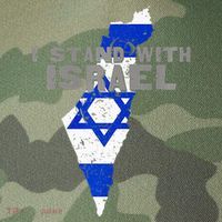 I Stand With Israel Map Flag Jerusalem Hebrew Jew Israelite Legacy Tie Dye Trucker Hat