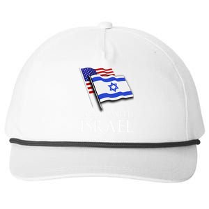 I Stand With Israel, Israeli Palestinian Conflict Pro Israel Snapback Five-Panel Rope Hat