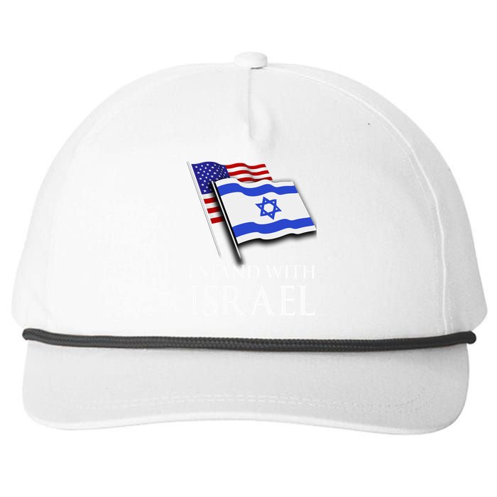 I Stand With Israel, Israeli Palestinian Conflict Pro Israel Snapback Five-Panel Rope Hat