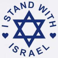 I Stand With Israel Israeli Flag Jewish Star Of David  Cooling Performance Crew T-Shirt