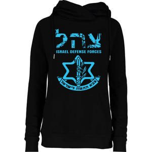 I Stand With Israel Jewish Israeli Flag Jewish Womens Funnel Neck Pullover Hood