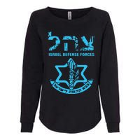 I Stand With Israel Jewish Israeli Flag Jewish Womens California Wash Sweatshirt