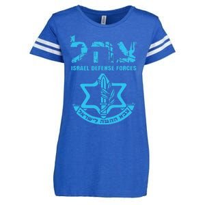 I Stand With Israel Jewish Israeli Flag Jewish Enza Ladies Jersey Football T-Shirt