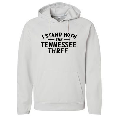 I Stand With The Tennessee Three Retro Performance Fleece Hoodie