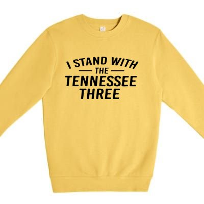 I Stand With The Tennessee Three Retro Premium Crewneck Sweatshirt