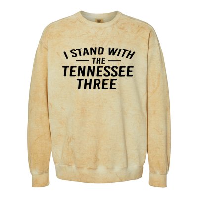 I Stand With The Tennessee Three Retro Colorblast Crewneck Sweatshirt