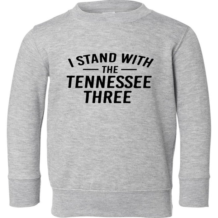 I Stand With The Tennessee Three Retro Toddler Sweatshirt