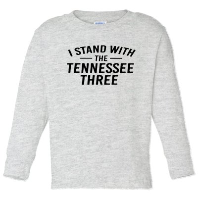 I Stand With The Tennessee Three Retro Toddler Long Sleeve Shirt