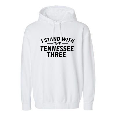 I Stand With The Tennessee Three Retro Garment-Dyed Fleece Hoodie