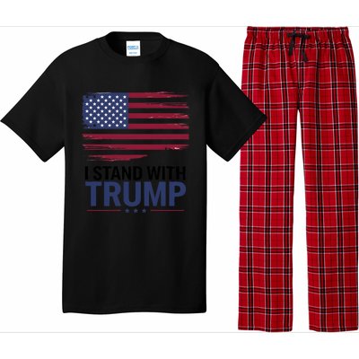 I Stand With Trump Trump For President Trump Vance 2024 Cool Gift Pajama Set