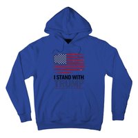 I Stand With Trump Trump For President Trump Vance 2024 Cool Gift Hoodie