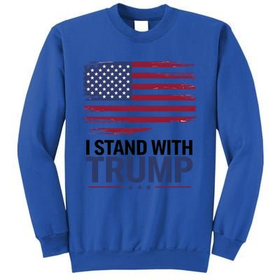 I Stand With Trump Trump For President Trump Vance 2024 Cool Gift Sweatshirt