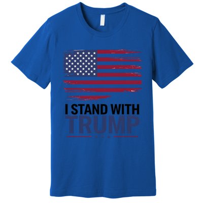 I Stand With Trump Trump For President Trump Vance 2024 Cool Gift Premium T-Shirt