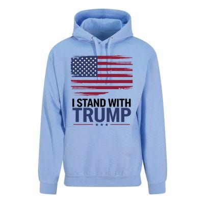 I Stand With Trump Trump For President Trump Vance 2024 Cool Gift Unisex Surf Hoodie