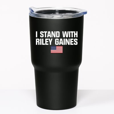 I Stand With Riley Gaines | US Swimmer | Save Women's Sports | American Flag Tumbler