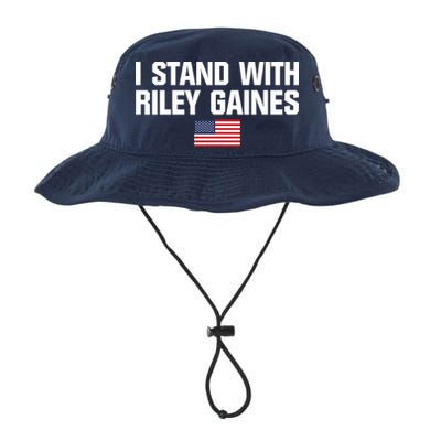 I Stand With Riley Gaines | US Swimmer | Save Women's Sports | American Flag Bucket Hat