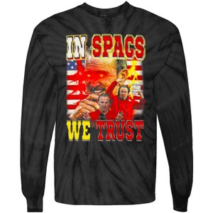 In Spags We Trust  Coach Football Fan Tie-Dye Long Sleeve Shirt