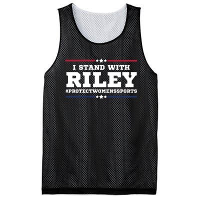 I Stand With Riley Gaines #ProtectWomensSports Mesh Reversible Basketball Jersey Tank