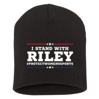 I Stand With Riley Gaines #ProtectWomensSports Short Acrylic Beanie