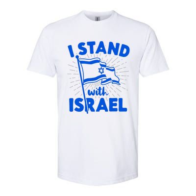 I Stand With Israel Flag Jewish Freedom Solidarity Softstyle® CVC T-Shirt