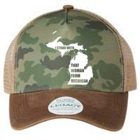 I Stand With That Woman From Michigan Legacy Tie Dye Trucker Hat