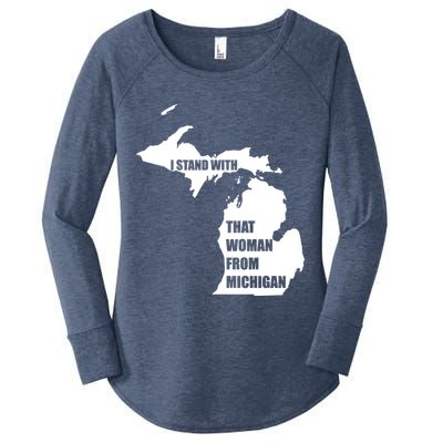 I Stand With That Woman From Michigan Women's Perfect Tri Tunic Long Sleeve Shirt