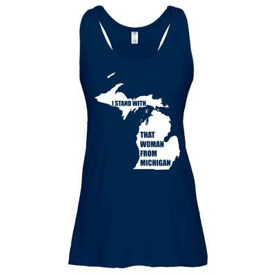 I Stand With That Woman From Michigan Ladies Essential Flowy Tank