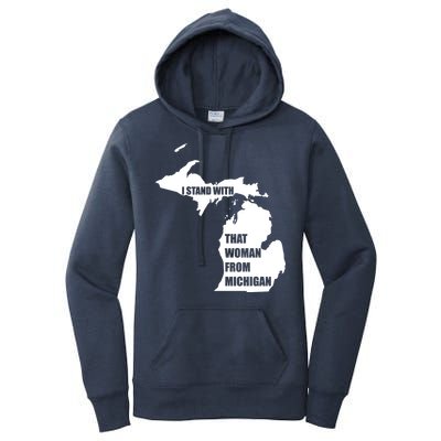 I Stand With That Woman From Michigan Women's Pullover Hoodie