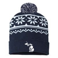 I Stand With That Woman From Michigan USA-Made Snowflake Beanie