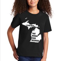 I Stand With That Woman From Michigan Kids T-Shirt