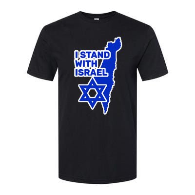 I Stand With Israel Jewish Heritage Israeli Flag Softstyle® CVC T-Shirt