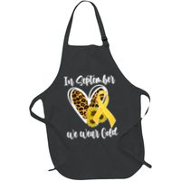In Septemeber We Wear Gold Childhood Cancer Apron